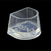 HPR 38 sarokvédő cipőre, méret: 20 x 17 mm - CLEAR (Szntelen)